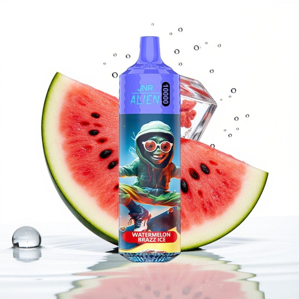 JNR Alien 10000 Põhukad Vesimelon Brazz Ice 850mAh RGB LED
