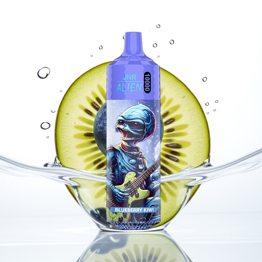 JNR Alien 10000 Puffs Mustikad-Kiivi 850mAh LED