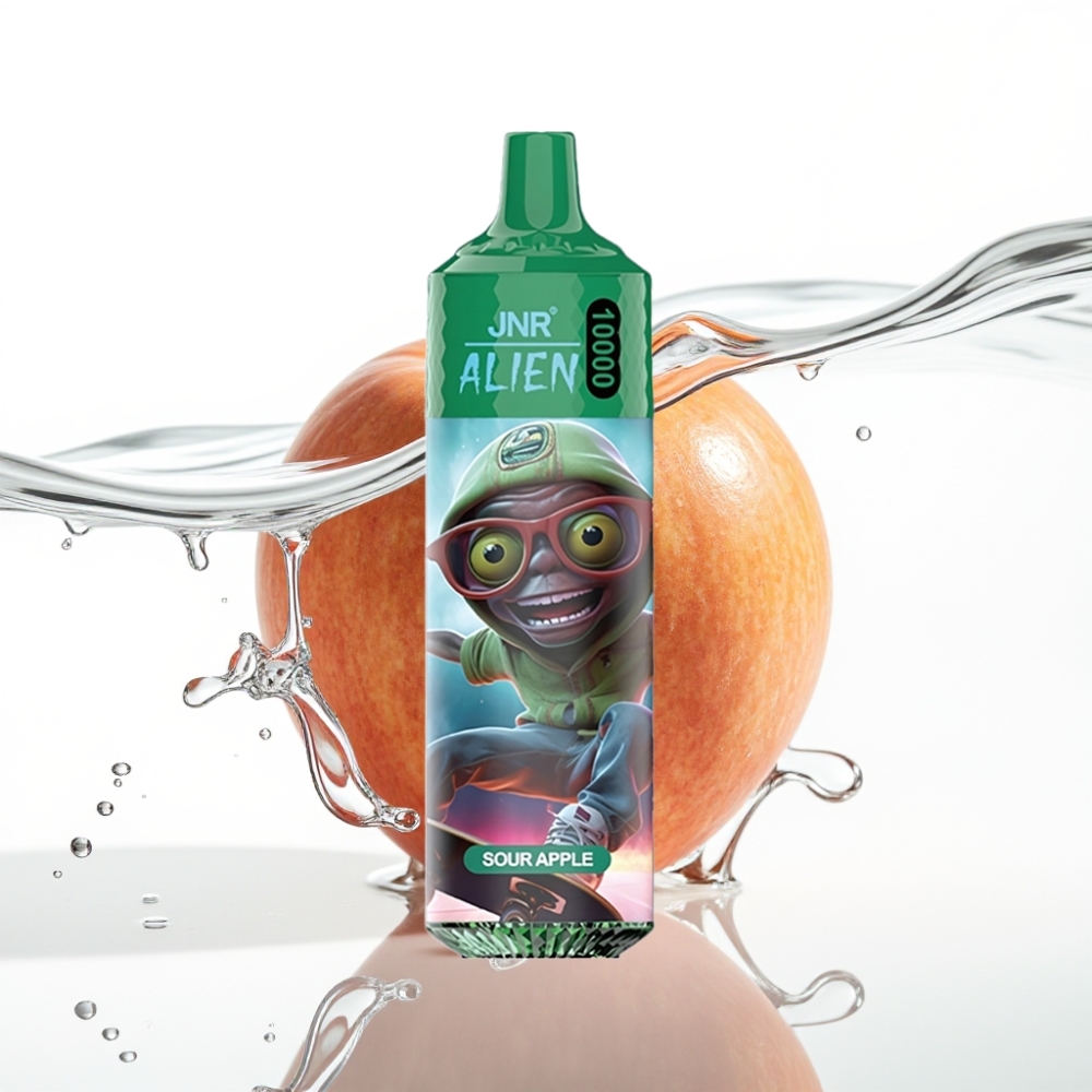 JNR Alien 10000 Sülghaapsad Õun, 850mAh, 20ml, Type-C