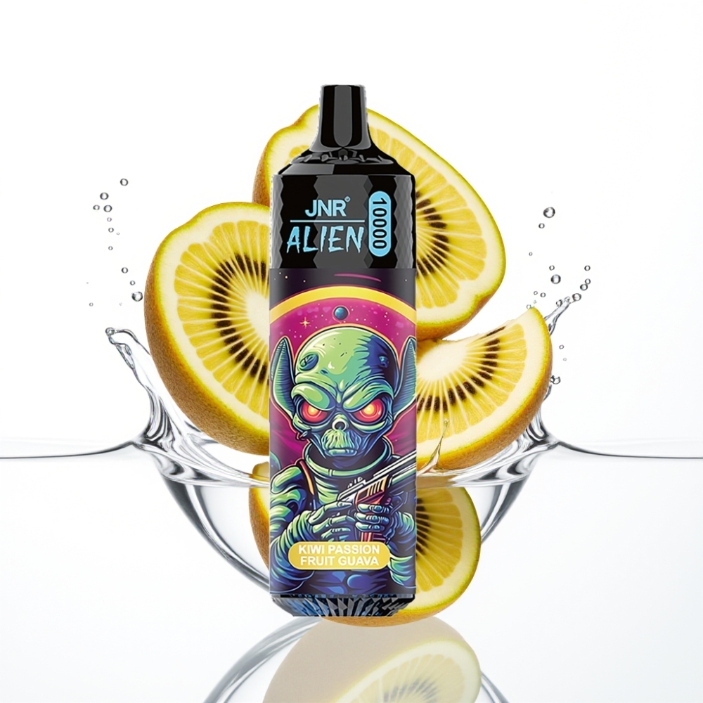 JNR Alien 10000 Suts Kiivi-Marja-Guava, 20ml, RGB-LED