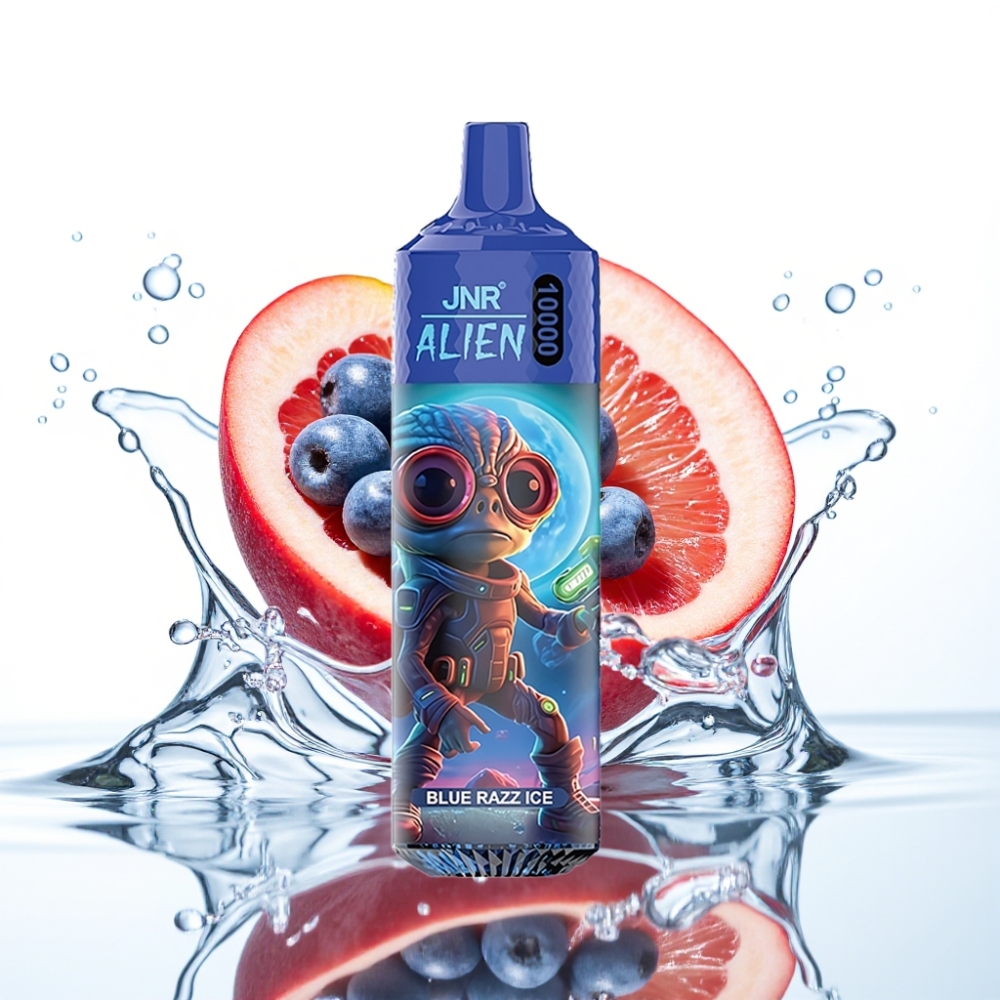 JNR Alien 10000 Sutsud – Sinised Rased-jää, 850mAh, RGB