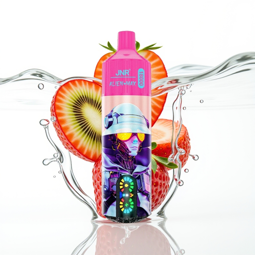 JNR Alien Max 18000 Puffs Dual Mesh Maasika-Kiivi