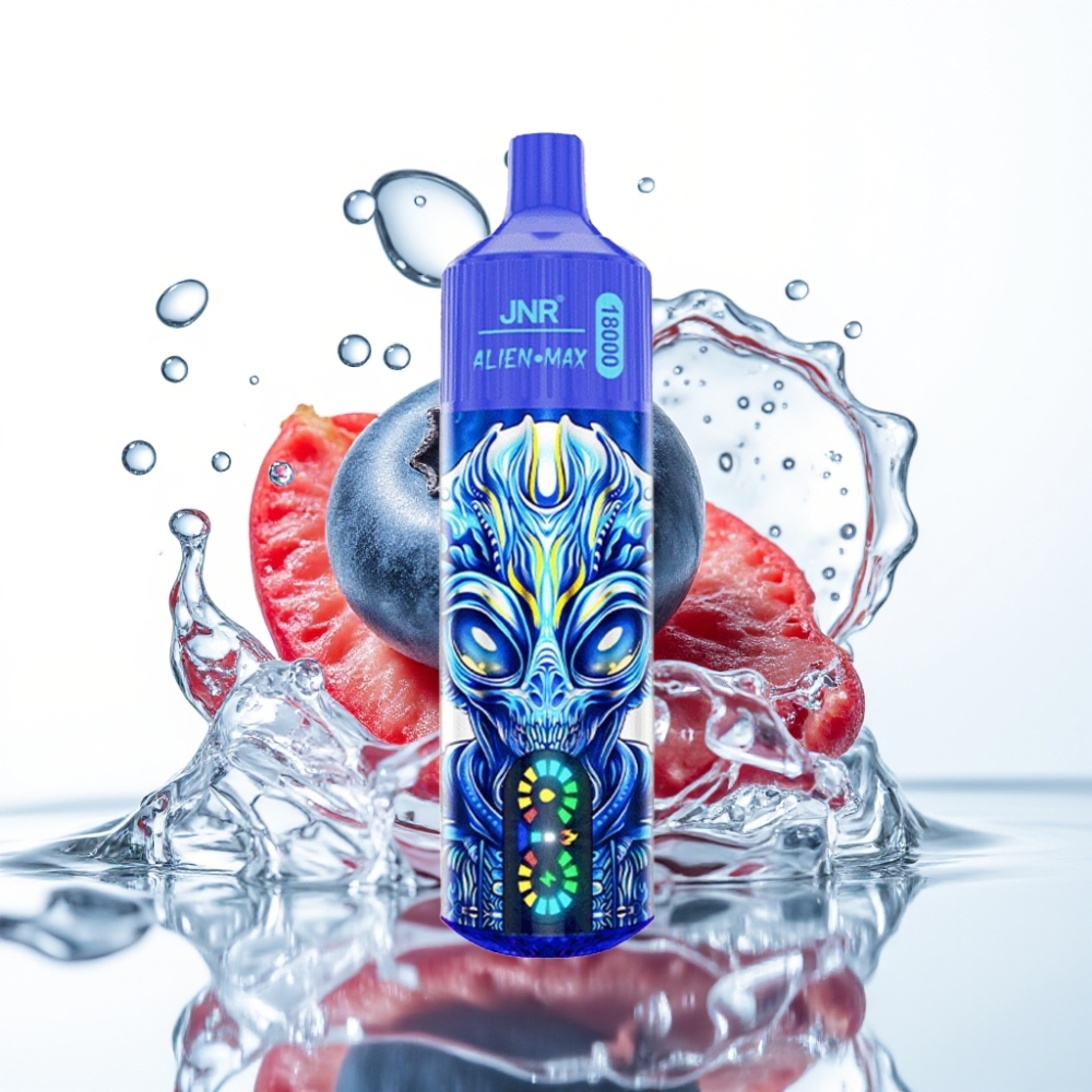 JNR Alien Max 18000 Soodsad 28ml Mustikas Ja Jää LED-Tüüp C
