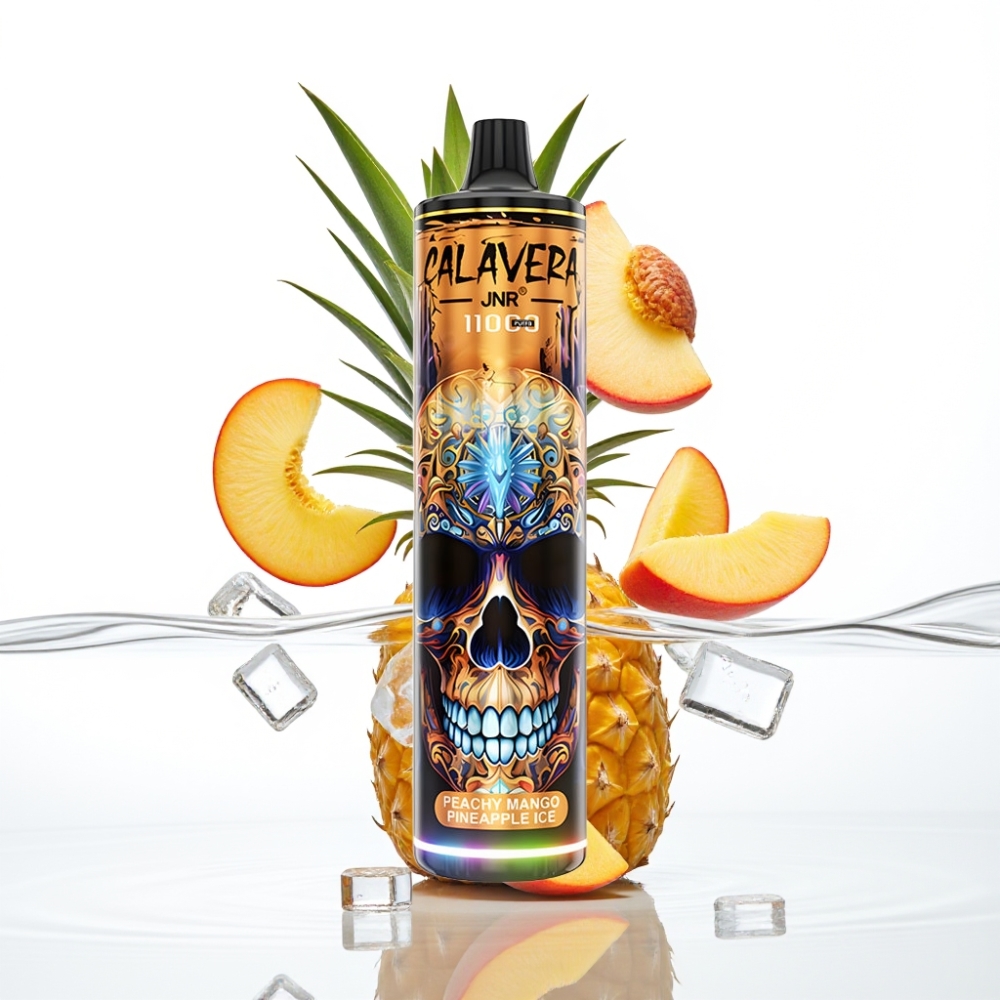 JNR Calavera 11000 Puhangut Piirsiidis Vape Virsik-Mango-Ananass-Jää