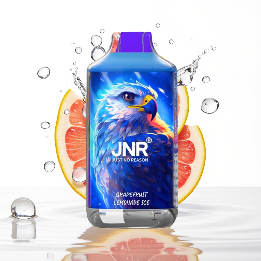 JNR Falcon 16000 Puffide Disposable Vape Greipipuu Sidrunijook Jää
