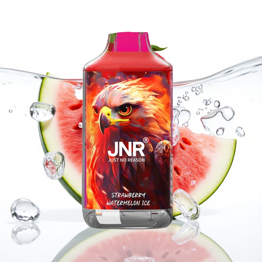 JNR Falcon 16000 Puffs Maasika-Arbuusi Jää 850mAh Dual Mesh