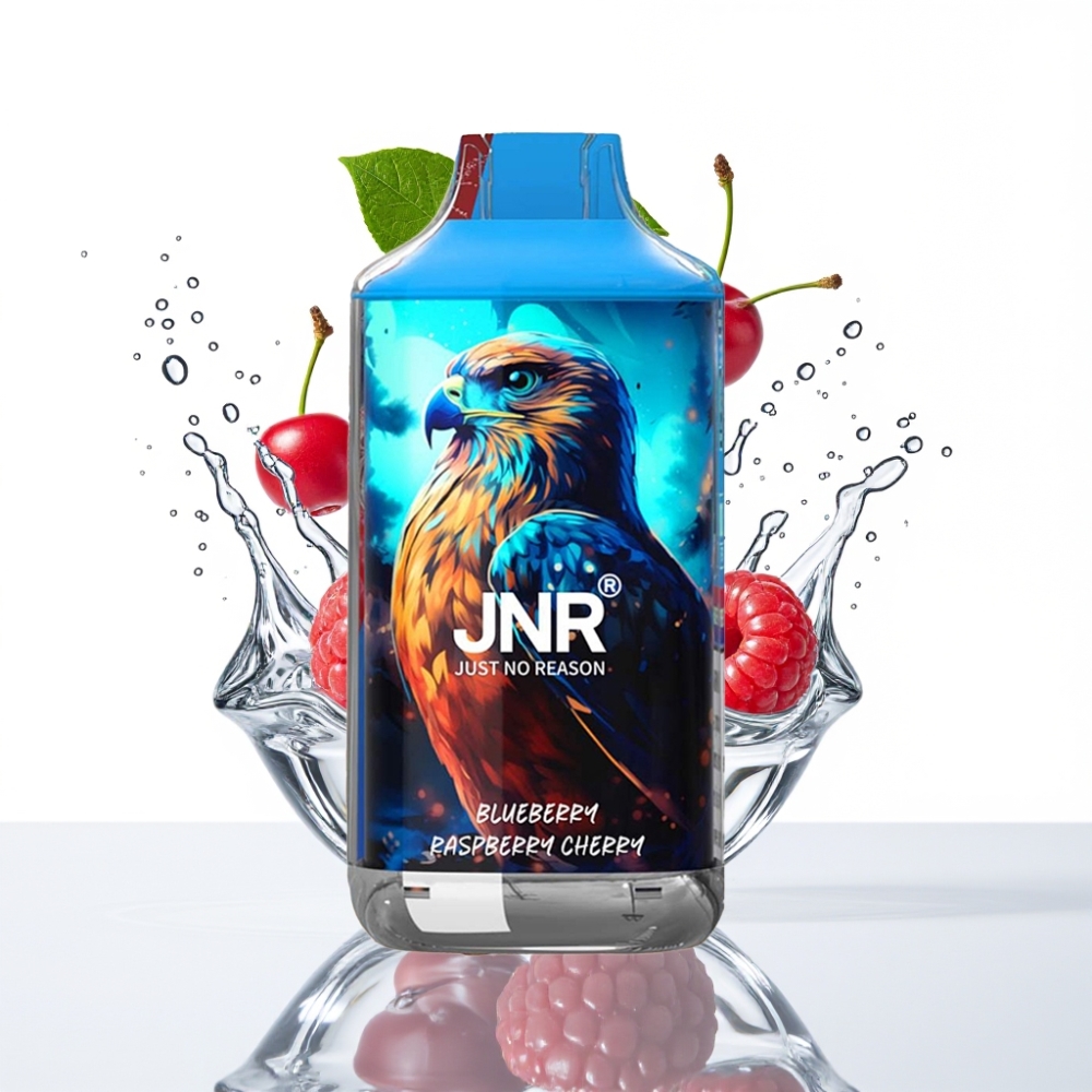 JNR Falcon 16000 Puffs Mustikas Vaarikas Kirsid 850mAh 22ml