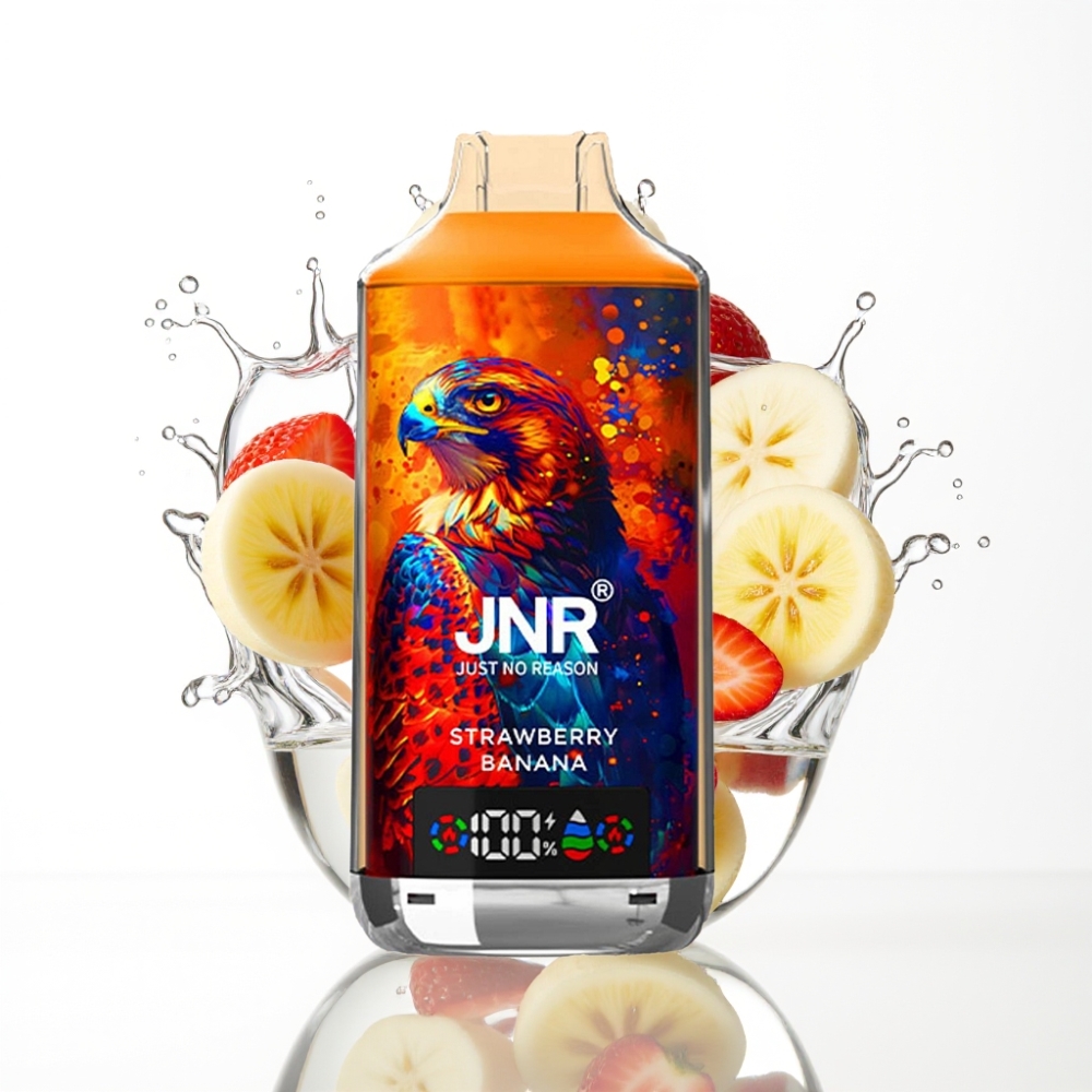 JNR Falcon X 18000 Puffs Maasikas-Banaan 750mAh 24ml Dual Mesh