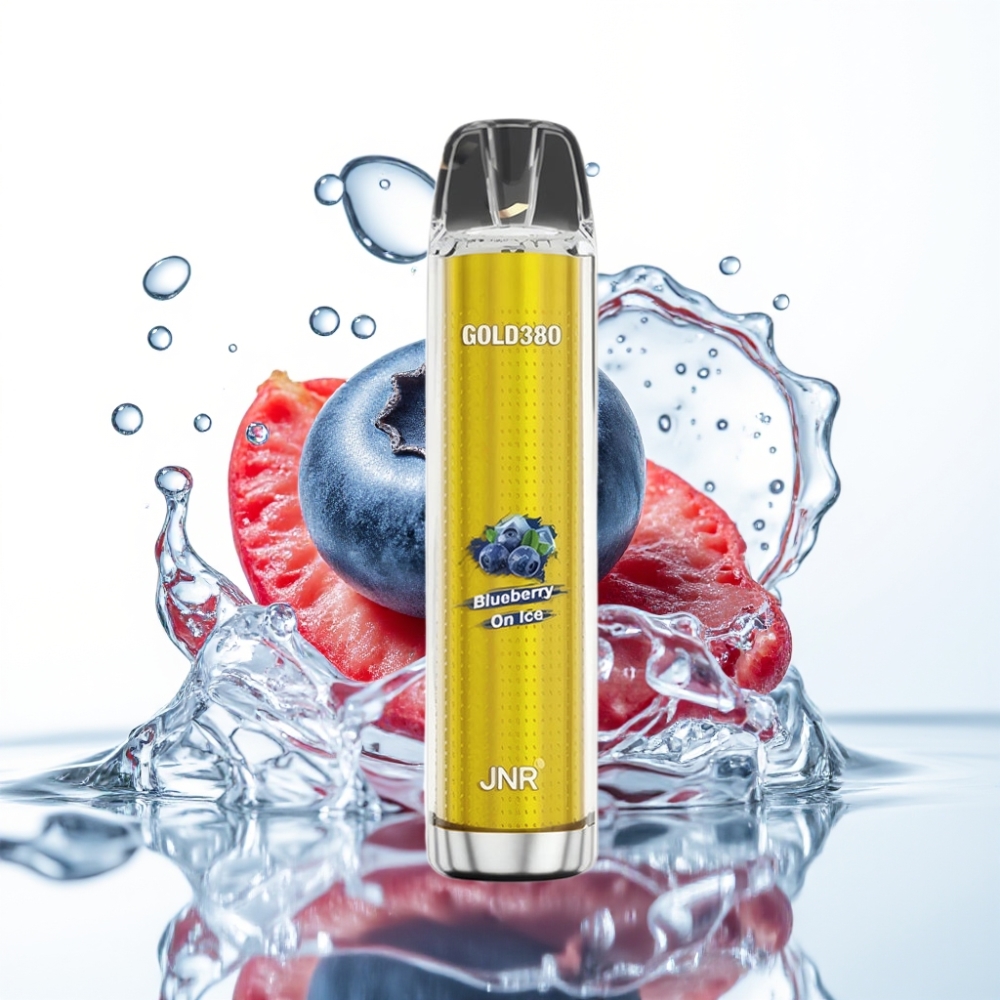 JNR Gold380 6000 Puffs Mustikas Jäädisposabel Vape