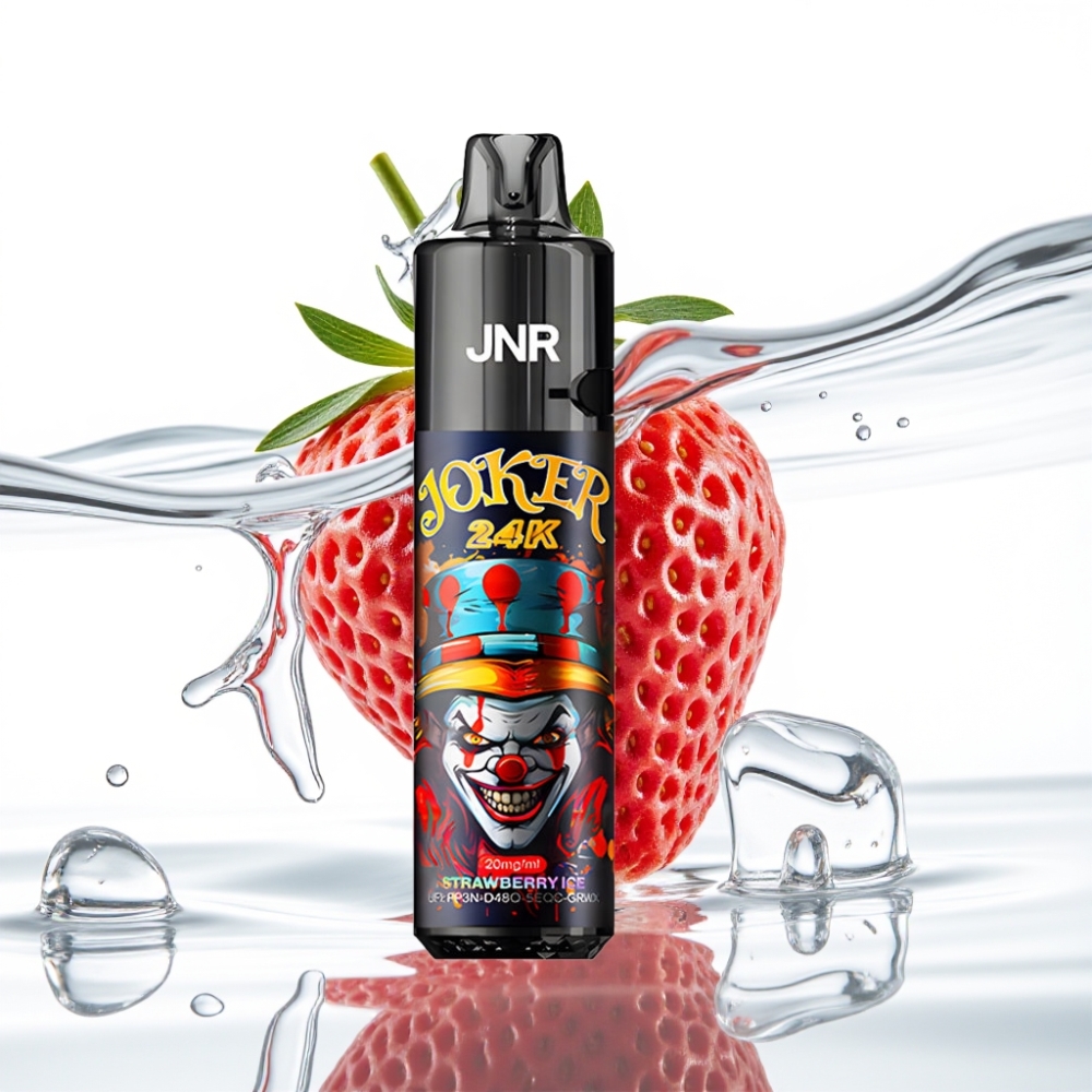 JNR Joker 24K Puffs Laaditav Aparaat Maasika-Jää 2% Nikotiini 800mAh