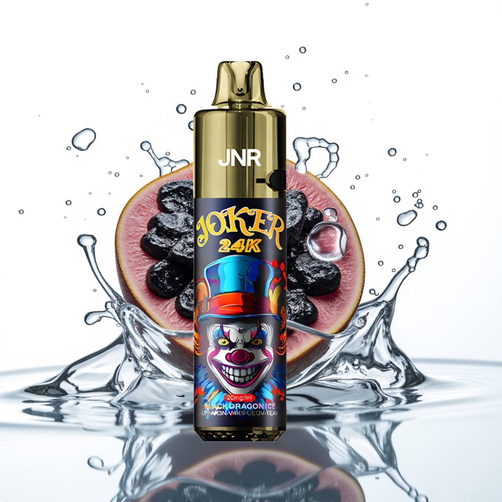 JNR Joker 24K Puffs Taastetav Pod Must Draakon Jää 2+10ml 800mAh