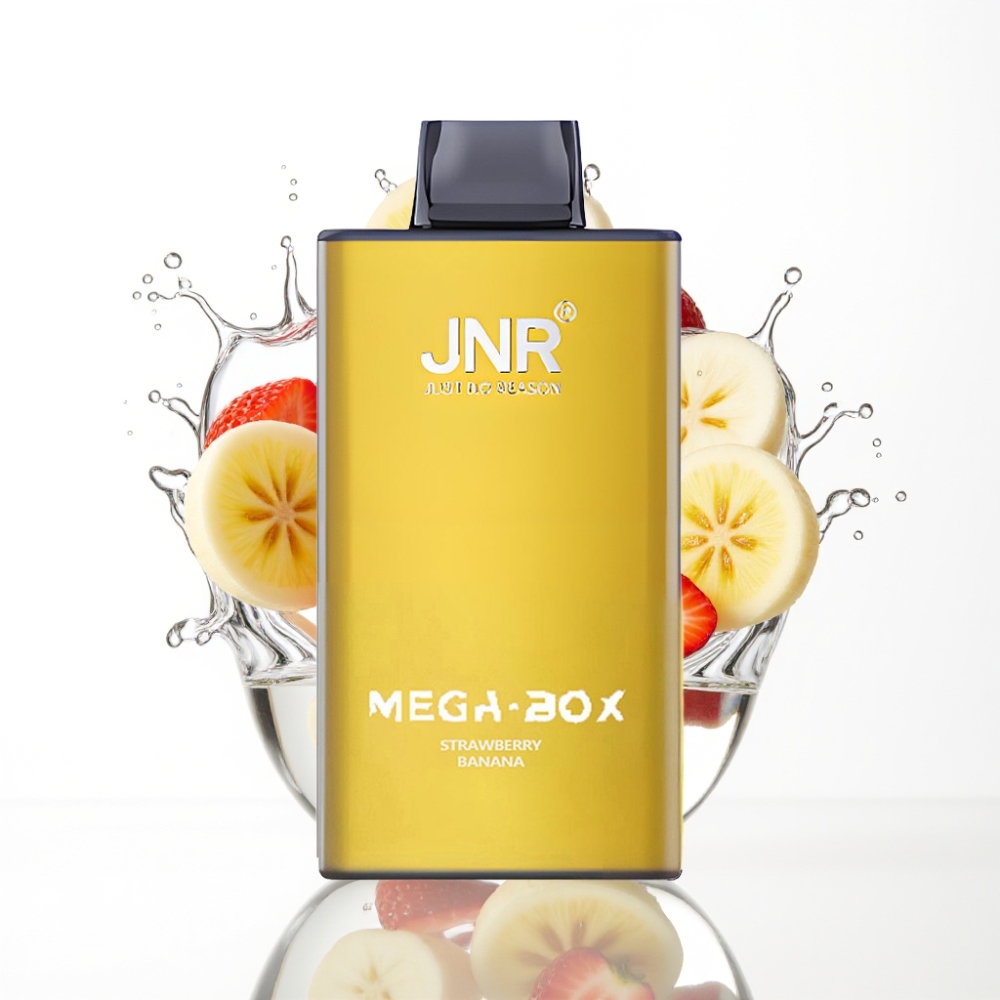 JNR Mega Box 25000 Põhku Disposabel Vape Maasikas-Banaan
