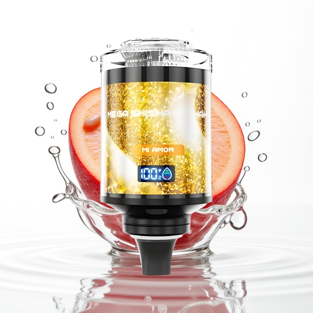 JNR Mega Shisha Hookah 100K Lauaühilduvus Mi Amor 2200mAh Type-C