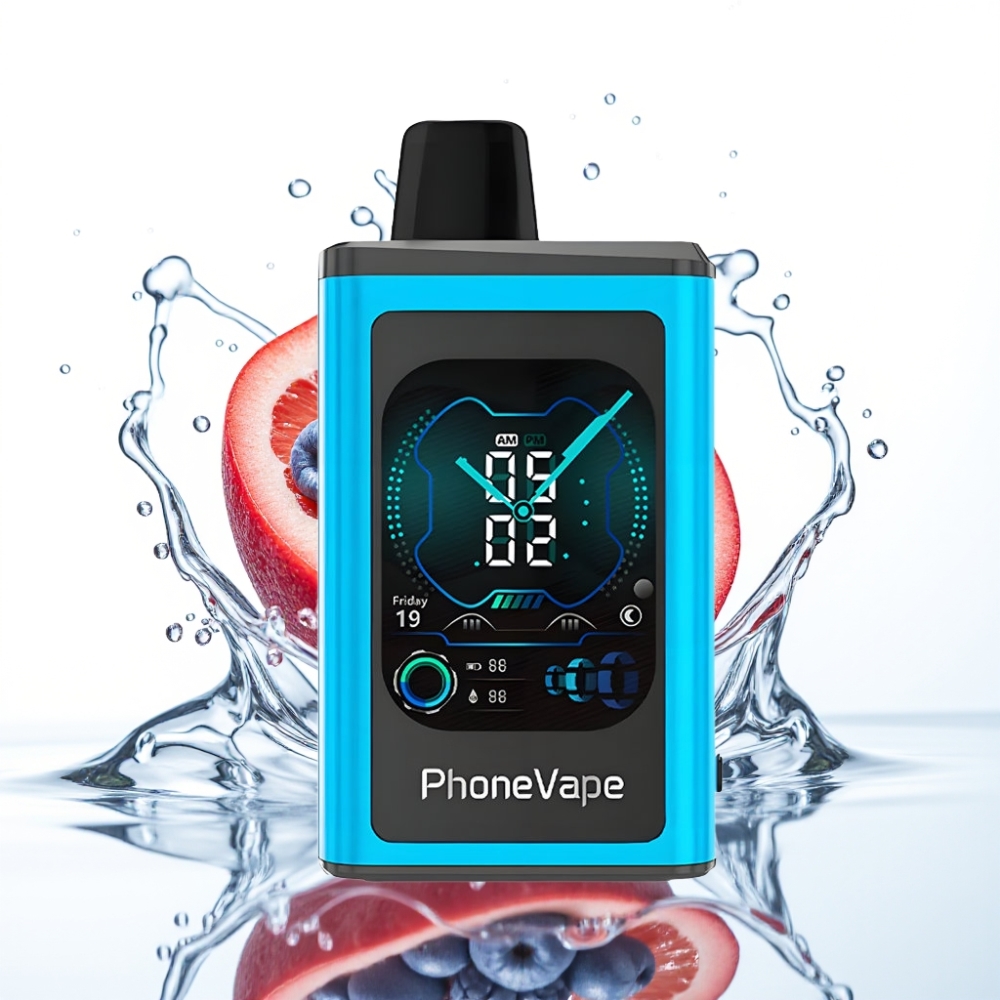 JNR PhoneVape 30000 sõmnu Lahtivõetav Vape Sinine Purikas Jää