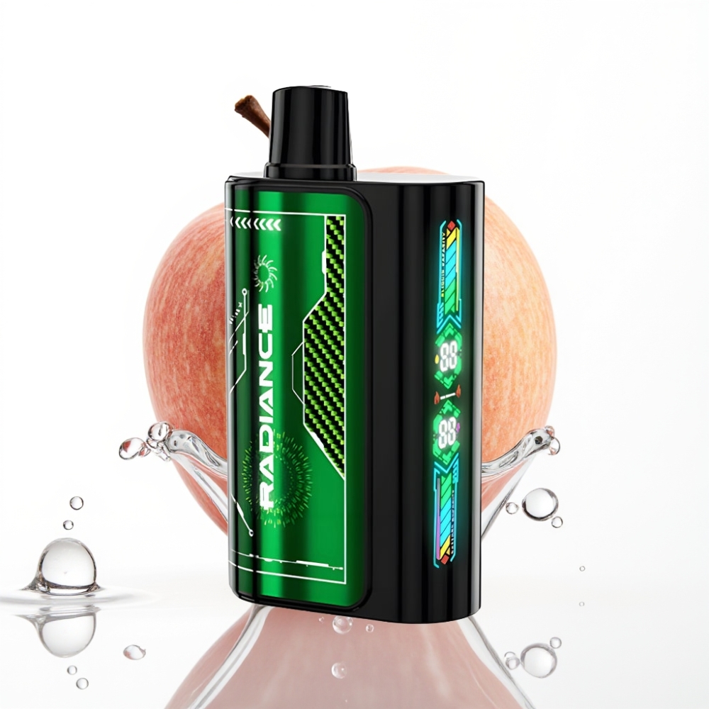 JNR Radiance 31000 Lööki Disposable Vape KAHE ÕUNAGA, 28ml, Dual Mesh