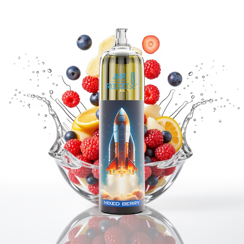 JNR Rocket-X 12400 Puhud Segamari Disposable Vape (RGB, 850mAh, 25ml)
