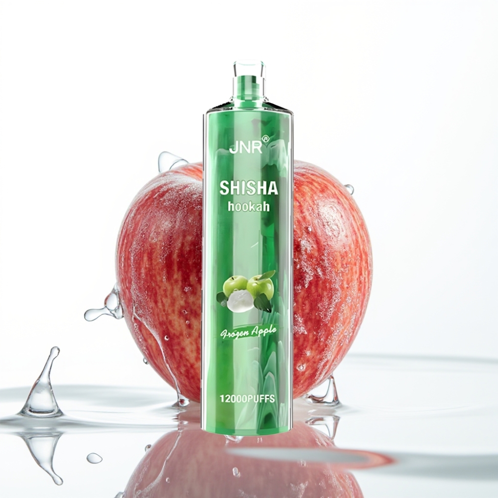 JNR Shisha Hookah 12000 Puffs 24ml 750mAh Külm Õun