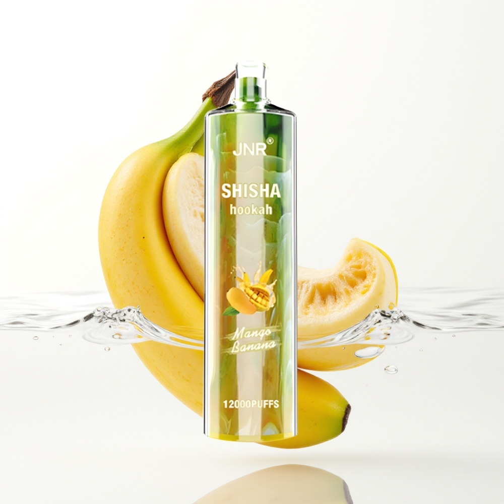 JNR Shisha Hookah 12000 Puffs Mango-Banaan (750mAh, 24ml)