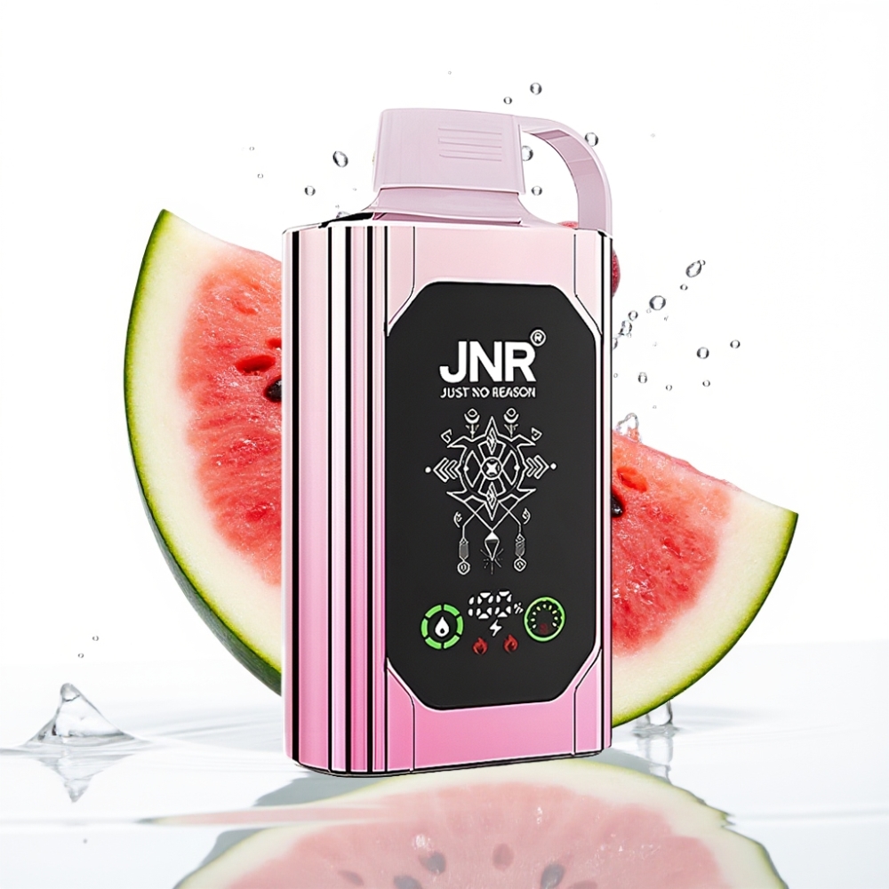 JNR Shisha Hookah Box 20500 Sõõmud HD Ekraan 25ml Kirsi-Arbuus