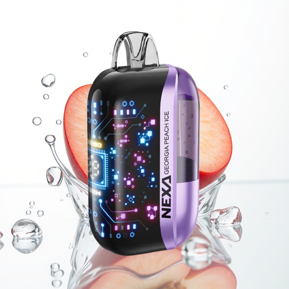 NEXA Ultra 50K Ühekordne Vape 20ml 800mAh 5% Nikotiini Georgia Peach Ice