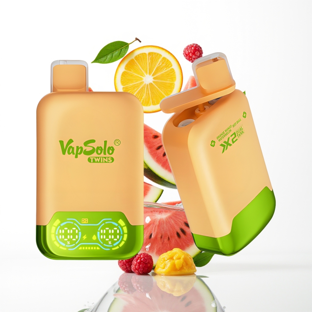Vapsolo Twins 20000 Sõõmud Apelsin Mango-Arbuus & Red Bull
